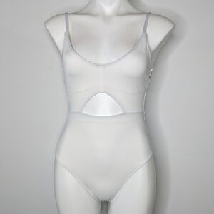 Andie Samoa low cut cutout one piece swimsuit S